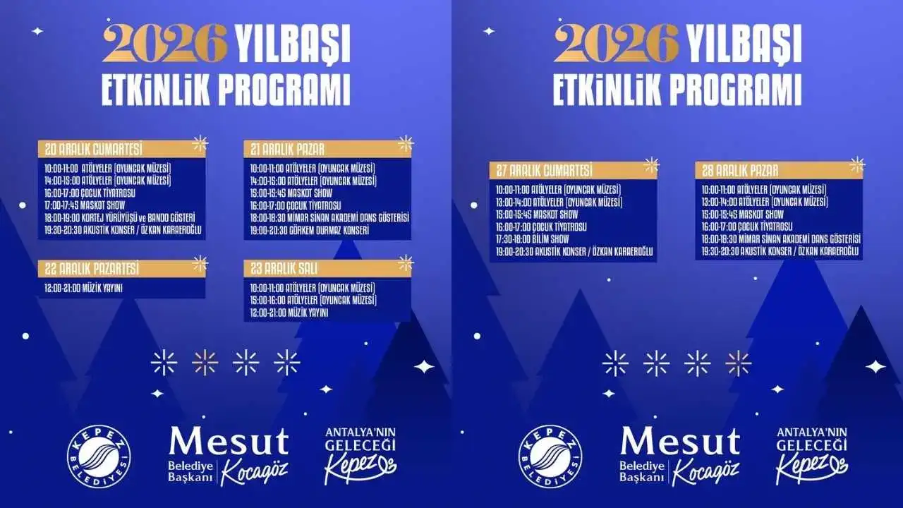 Kepez’in Kalbi Dokumapark’ta Atacak: Yeni Yıl Etkinlikleri Başlıyor! 3